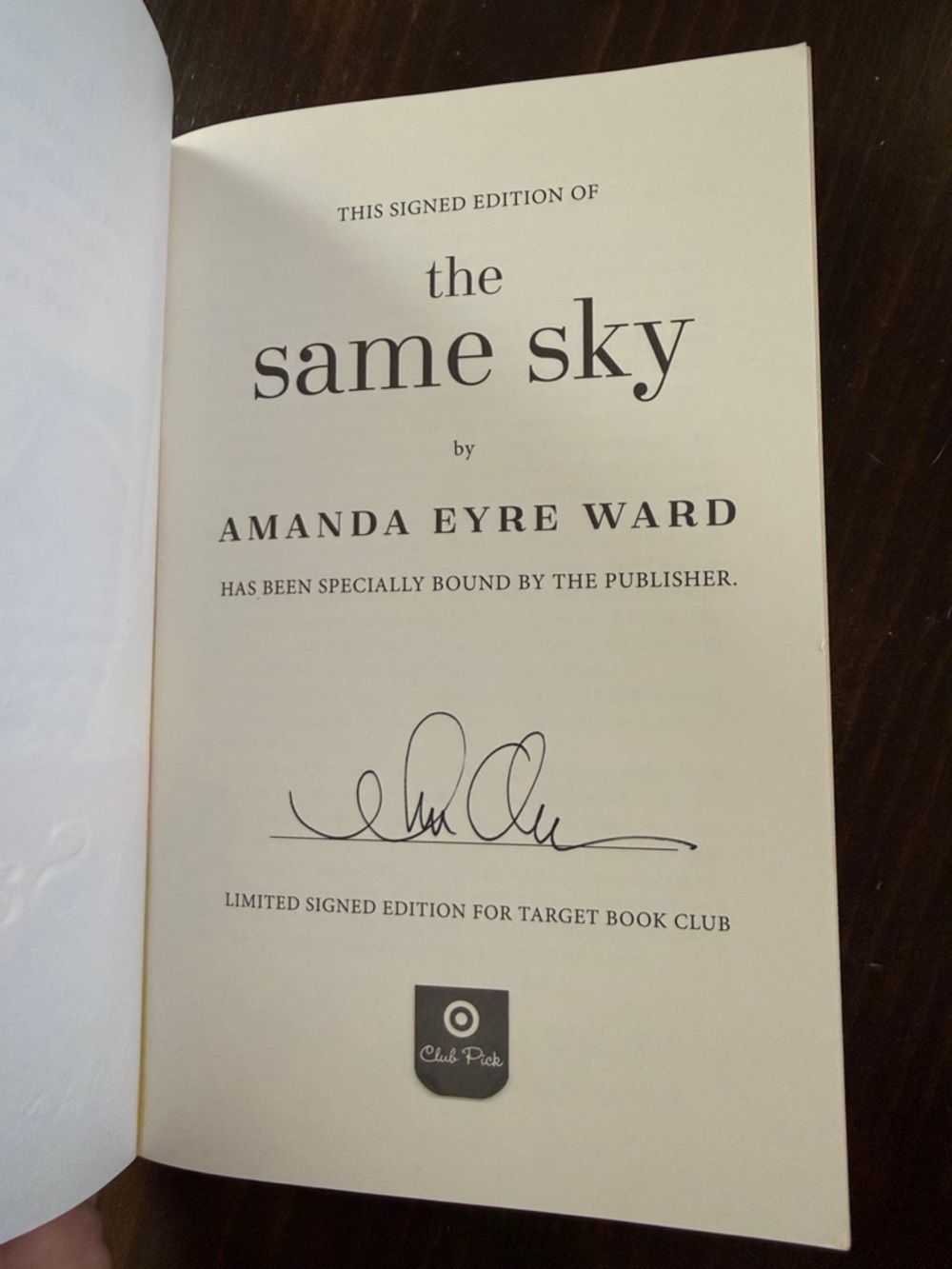 Signed copy "The Same Sky" Paperback Book - Picture 3 of 3